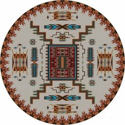 American Dakota Textiles Voices Collection: Storm Catcher Rust Area Rugs Decor