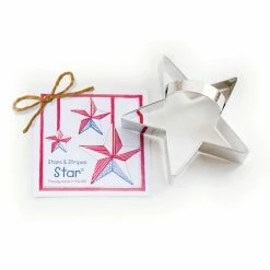 Ann Clark Cookie Cutters Decor Cookie Cutter: Stars And Stripes With Recipe Card