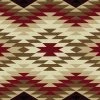 American Dakota Textiles Decor Trader Collection: Starburst Red 2 American Dakota Textiles Decor Trader Collection: Starburst Red