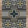 American Dakota Textiles Trader Collection: Bounty Gray Area Rugs Decor