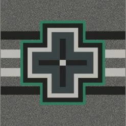 American Dakota Textiles Trader Collection: Bounty Jade Area Rugs Decor