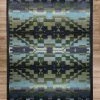 American Dakota Textiles Decor Trader Collection: Rainbow Blanket Blue