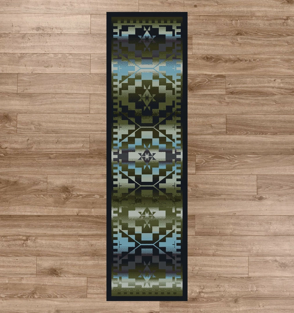 American Dakota Textiles Decor Trader Collection: Rainbow Blanket Blue 5 American Dakota Textiles Decor Trader Collection: Rainbow Blanket Blue