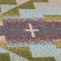 American Dakota Textiles Decor Trader Collection: Rainbow Blanket Blue 11 American Dakota Textiles Decor Trader Collection: Rainbow Blanket Blue