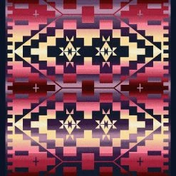 American Dakota Textiles Trader Collection: Rainbow Blanket Sunset