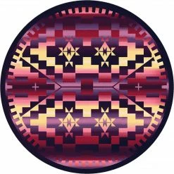 American Dakota Textiles Trader Collection: Rainbow Blanket Sunset