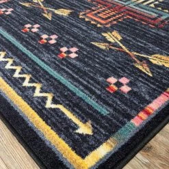 American Dakota Textiles Decor Voices Collection: Shoot Me Straight Gray Area Rugs 16 American Dakota Textiles Decor Voices Collection: Shoot Me Straight Gray Area Rugs