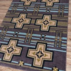 American Dakota Textiles Decor Trader Collection: Grand River Night Sky Area Rugs