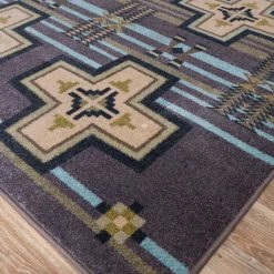 American Dakota Textiles Decor Trader Collection: Grand River Night Sky Area Rugs