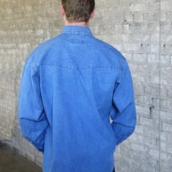 Rockmount Ranch Wear Men's Western Shirt Collection: Rockmount Denim Stonewashed