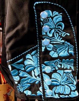 Scully Leather Company Men's Vintage Western Shirt Collection: Scully Gunfighter Black & Turquoise 7 Scully Leather Company Men's Vintage Western Shirt Collection: Scully Gunfighter Black & Turquoise