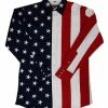 White Horse Apparel Ladies' Women's Embroidered Western Shirt: White Horse Patriotic