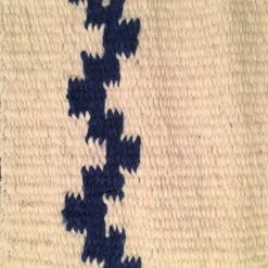 Action Saddle Blanket Big Country Ivory Blue Black Decor