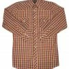 White Horse Apparel Men's Western Shirt: White Horse Plaid Blue Red Gold 2 White Horse Apparel Men's Western Shirt: White Horse Plaid Blue Red Gold