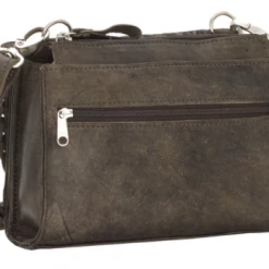 American West Handbags American West Handbag Tooled Collection: Leather Equestrian Crossbody Ladies'