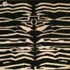 Action Decor Saddle Blanket Zebra Print Black And White