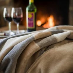 Denali Blankets Collection: Gray Plaid Blanket Decor