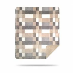 Denali Blankets Collection: Gray Plaid Blanket Decor