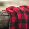Decor Denali Blankets Collection: Red Black Buffalo Check