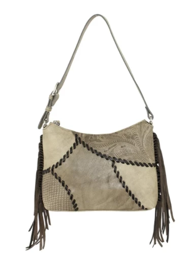 American West Handbags American West Handbag Gypsy Patch Collection: Leather Zip Top Shoulder 6 American West Handbags American West Handbag Gypsy Patch Collection: Leather Zip Top Shoulder