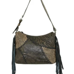 American West Handbags American West Handbag Gypsy Patch Collection: Leather Zip Top Shoulder 13 American West Handbags American West Handbag Gypsy Patch Collection: Leather Zip Top Shoulder