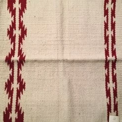 Action Saddle Blanket Laredo Natural Red Decor