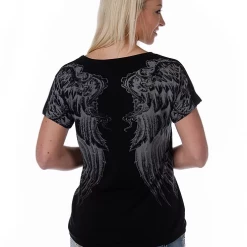 Liberty Wear Collection Tops: Rise Above Black Ladies'