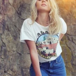 Ladies' Original Cowgirl Clothing T-Shirts: Alamo Destroyed Tee 7 Ladies' Original Cowgirl Clothing T-Shirts: Alamo Destroyed Tee