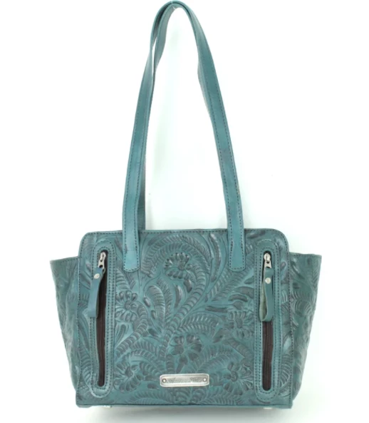 American West Handbags American West Handbag Blue Ridge Collection: Zip Top Tote 7 American West Handbags American West Handbag Blue Ridge Collection: Zip Top Tote