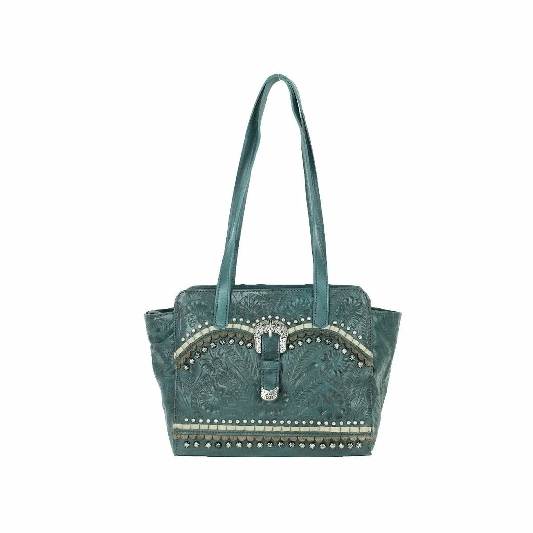 American West Handbags American West Handbag Blue Ridge Collection: Zip Top Tote 4 American West Handbags American West Handbag Blue Ridge Collection: Zip Top Tote