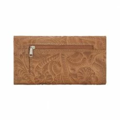 American West Handbags American West Handbag Saddle Ridge Collection: Leather Tri-Fold Western Wallet Ladies'