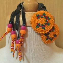 OutWest Shop Ladies' Authentic Navajo Beaded Hair Ties