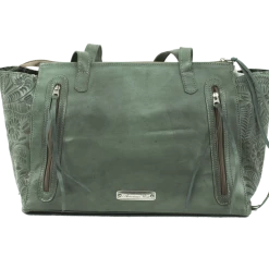 American West Handbags American West Handbag Navajo Soul Collection: Leather Tote Concealed Carry