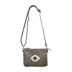 American West Handbags Ladies' American West Handbag Navajo Soul Collection: Leather Crossbody