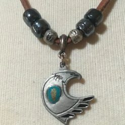 OutWest Shop Necklace Eagle With Beads Ladies'