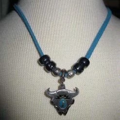 OutWest Shop Necklace Steer Skull With Beads Ladies'