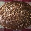 OutWest Shop Ladies' Accessory: Trophy Buckle Copper Tone Florals
