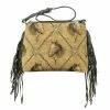 American West Handbags American West Handbag Tapestry Horse: Zip Top Shoulder With Fringe Large Ladies'