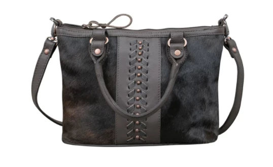 American West Handbags American West Handag Pendleton Pony Collection: Leather Zip Top Shoulder Satchel Brindle Ladies' 3 American West Handbags American West Handag Pendleton Pony Collection: Leather Zip Top Shoulder Satchel Brindle Ladies'
