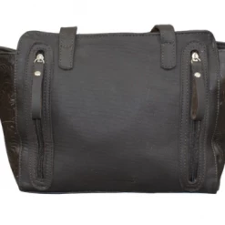 American West Handbags American West Handbag Pendleton Pony Collection: Leather Zip Top Tote Brindle