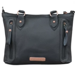 American West Handbags American West Handbag Pendleton Pony Collection: Leather Zip Top Shoulder Satchel Ladies'