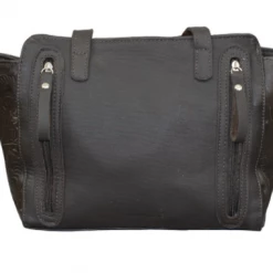 American West Handbags American West Handbag Pendleton Pony Collection: Leather Zip Top Tote Brown Ladies'