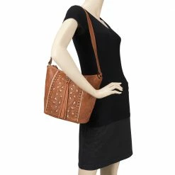 American West Handbags Ladies' American West Handbag Hill Country Collection: Leather Zip Top Tote