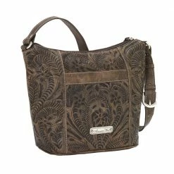 American West Handbags Ladies' American West Handbag Hill Country Collection: Leather Zip Top Tote