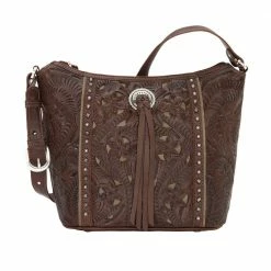 American West Handbags Ladies' American West Handbag Hill Country Collection: Leather Zip Top Tote