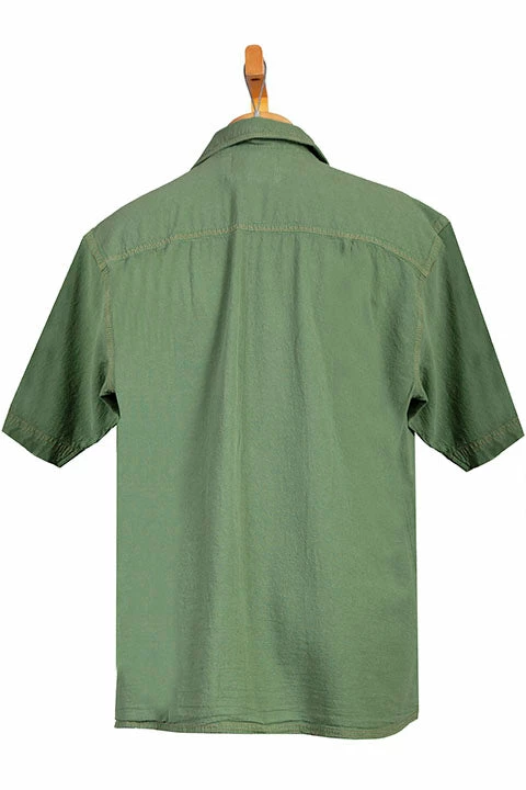 Scully Leather Company Men's Farthest Point Collection Shirt: Short Sleeve Traveler Moss 6 Scully Leather Company Men's Farthest Point Collection Shirt: Short Sleeve Traveler Moss