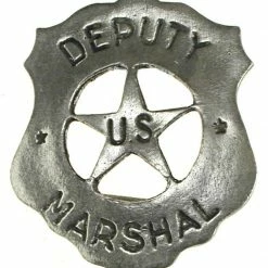 OutWest Shop Old West Historic Replica Badge: Deputy US Marshal Shield Men's