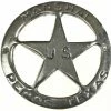 OutWest Shop Old West Historic Replica Badge: US Marshal Pecos Texas Star Men's 2 OutWest Shop Old West Historic Replica Badge: US Marshal Pecos Texas Star Men's