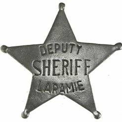 OutWest Shop Old West Historic Replica Badge: Deputy Sheriff Laramie Star