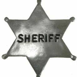 OutWest Shop Old West Historic Replica Badge: Sheriff Star